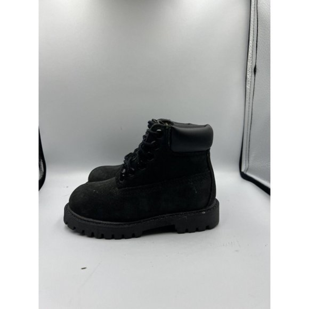 Timberland Premium‎ Size 8.5 Waterproof Black Nubuck Toddler Outdoor Boots 12807